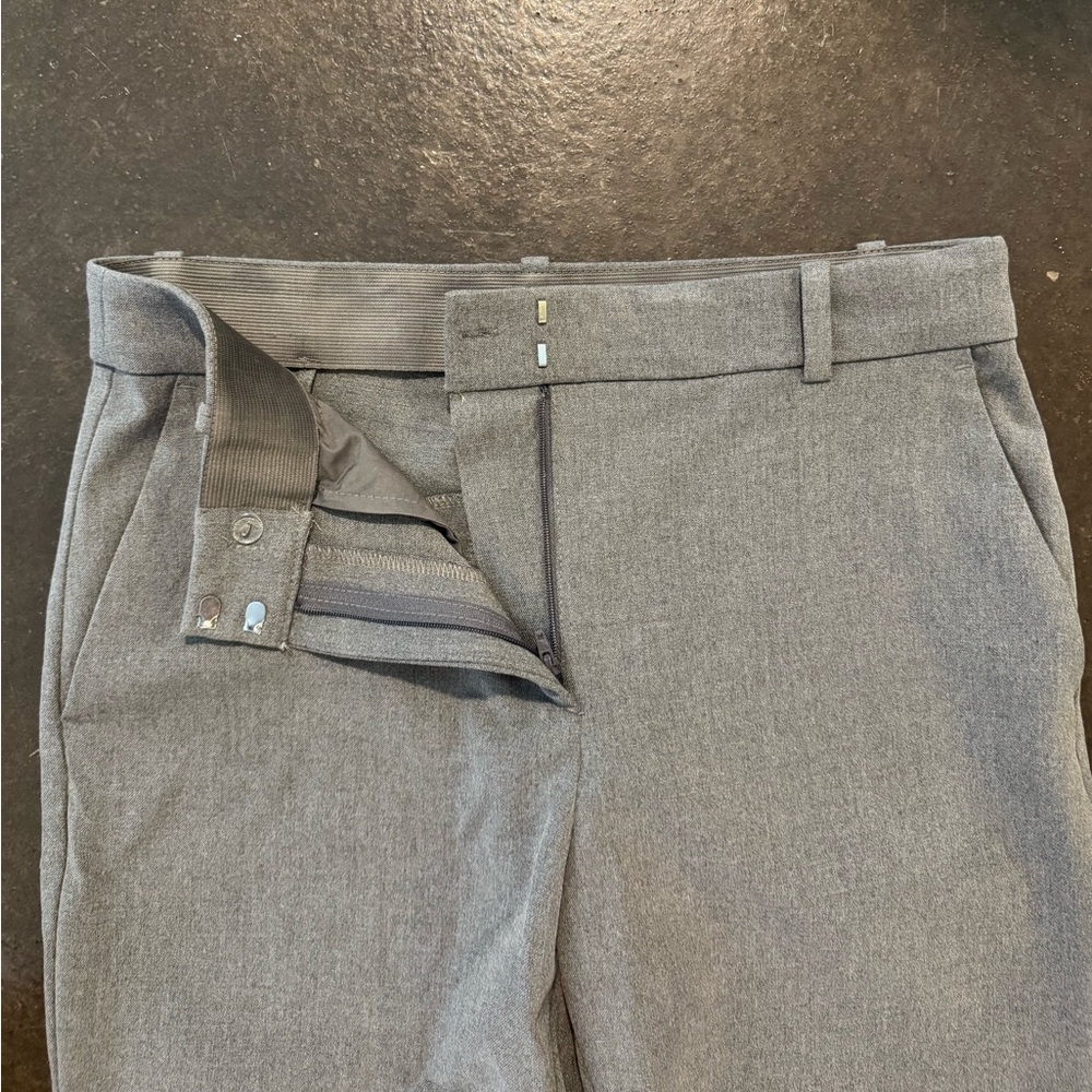 Gray Skinny Ankle Length Dress Pants - Picture 2 of 7